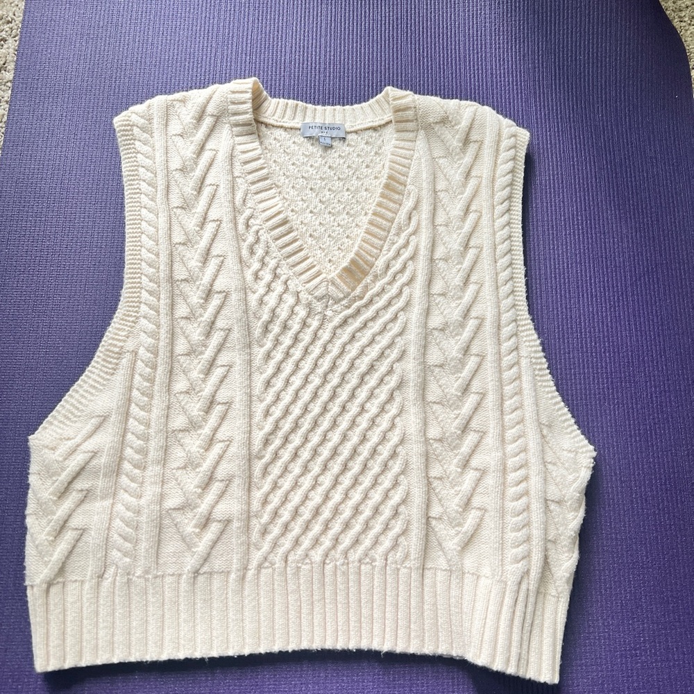 Petite Studio NYC Knit Vest